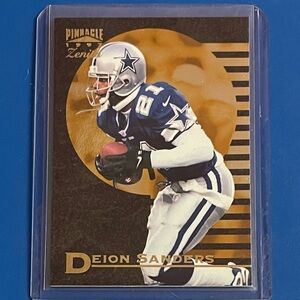 Deion Sanders #41 1997 Pinnacle Zenith Football Trading Card